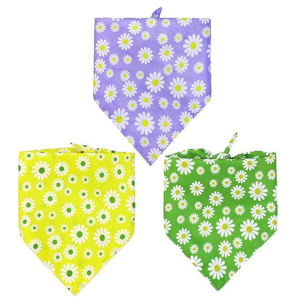 

dog accessories bandana collar cotton printed pet dog cat bandana scarf adjustable neckerchief for small medium dogs c jllcuh