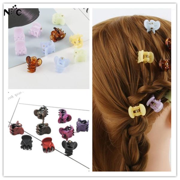 

hair accessories cute candy color sweet canned bangs flowers clip clips small barrettes for kids girl women accessories1, Slivery;white