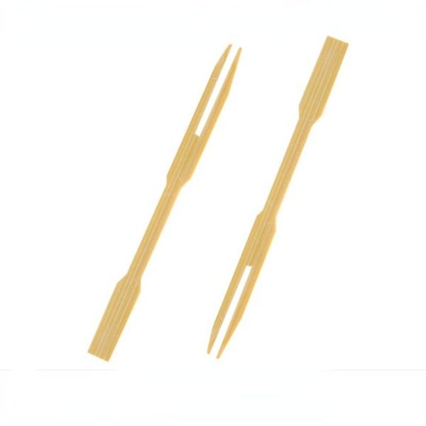 

forks 80pcs disposable bamboo picks household bakeware dessert cake fruit fork