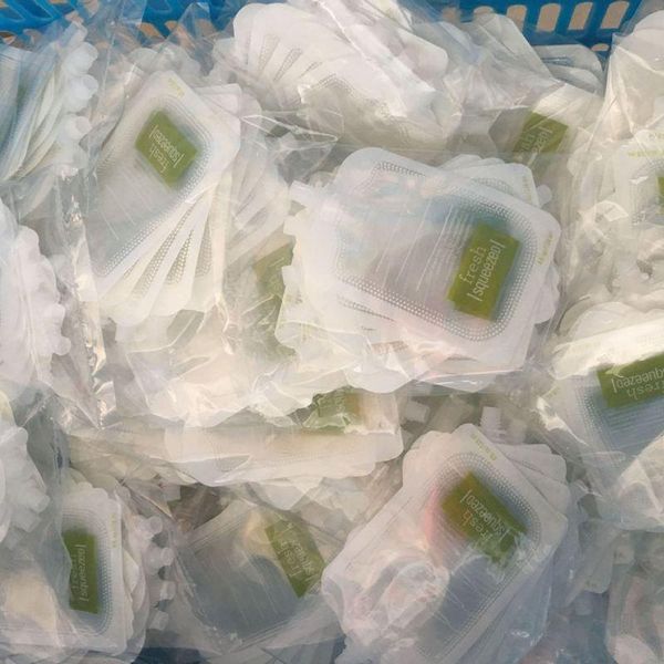 

food savers & storage containers beikangmei 50pcs single use pouch packaging squeeze plastic smoothie bags refillable fresh bag with l