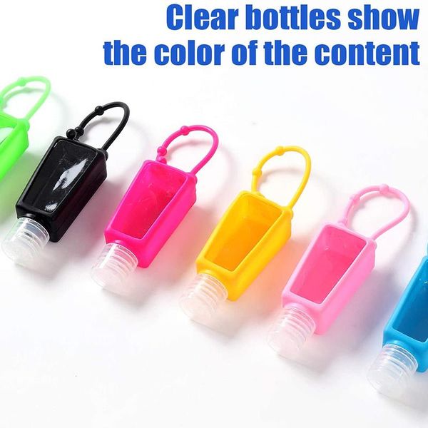

storage bottles & jars 30ml hanging hand soap dispensers toilet sanitizer spray disinfectant containers with hooks