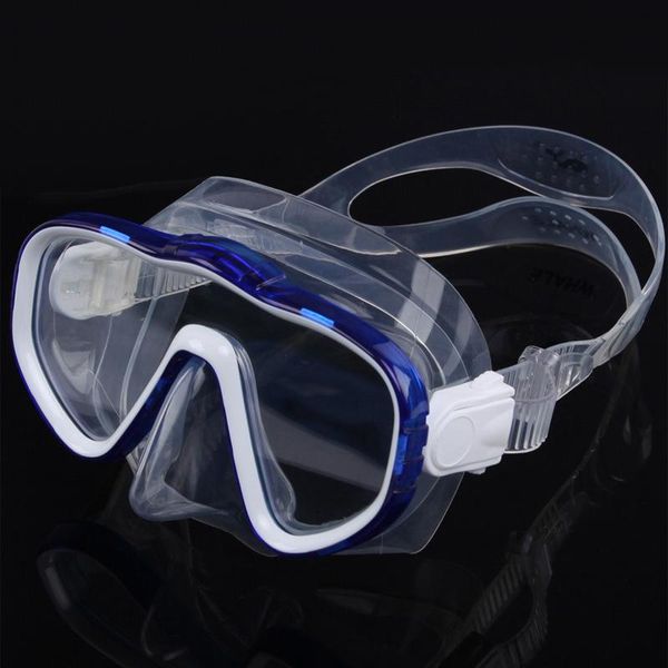 

swimming goggles crystal clear wide view diving glasses snorkel mask whshopping