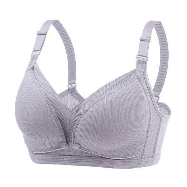 

maternity intimates 225# wireless gather cotton nursing bras breastfeeding underwear for pregnant women pregnancy breast feeding, White