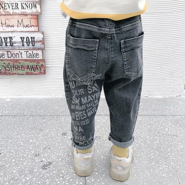 

kids daddy pants boys jeans pants baby girl denim trousers fashion boys black jean pant children long trousers for boy clothing, Blue