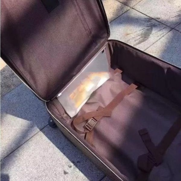 

2018 famous designer women men spinner expandable trolley brand fashion luxury designer carry-ons bag rolling luggage sets
