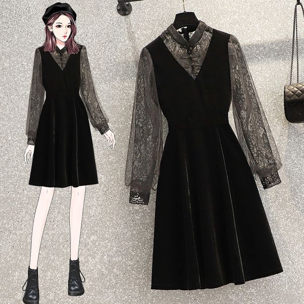 

to see through bow in black party spring fall embroidered long-waisted sleeve velvet the line dressed feminine plus size uzrn, White