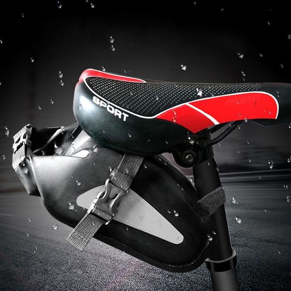 

outdoor bags waterproof multi-functional pvc bag tool for bicycle (black)