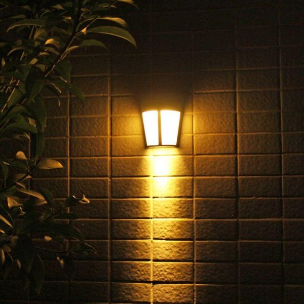 

solar lamps 6 led outdoor garden wall lights waterproof decoration lamp for