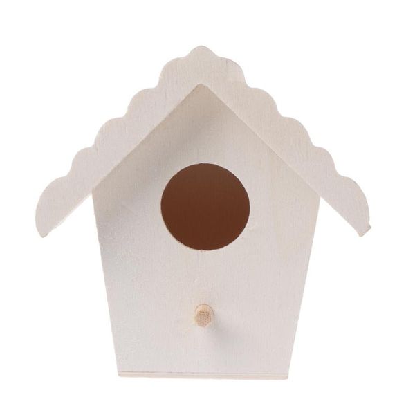 

bird nest natural wood house creative round shaped parrot wall mounted hanging