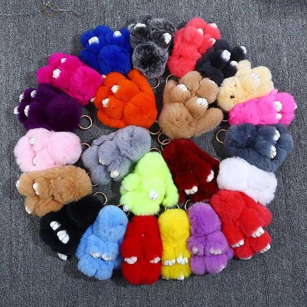 

creative cute rabbit pendant color jewelry bag accessories key chain car plush toys