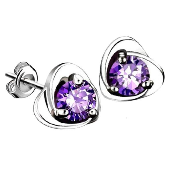 

out flowers purple independent packaging small simple earrings