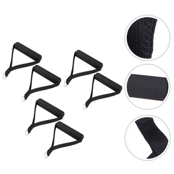 

3 pairs exercise latex resistance bands tube workout gym yoga fitness stretch