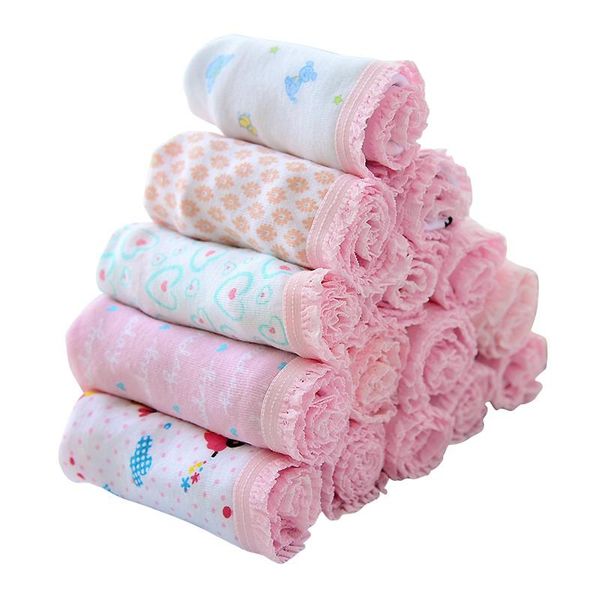 

panties 1-12t baby girl lace panty cotton children girls underwear kids cute cartoon comfortable clothing 12pcs wholesale, Camo