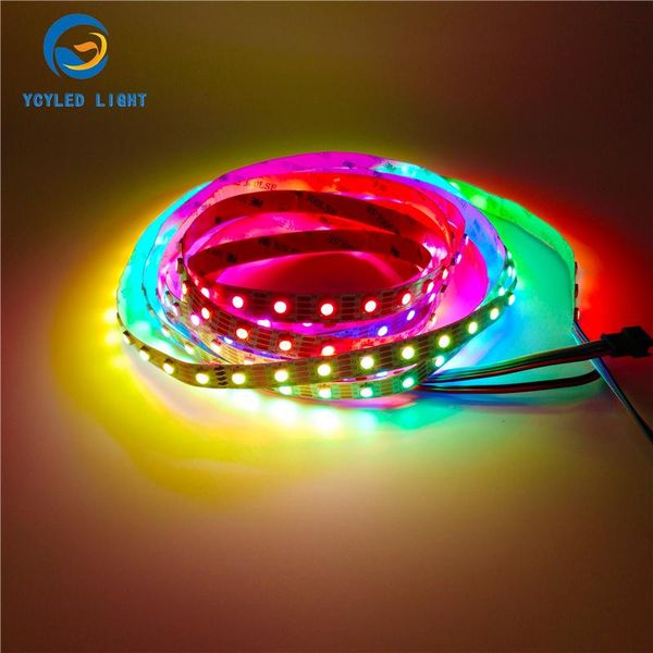 

60leds/m 5v ws2813 dual signal addressable projects led strip madrix programable pixel digital rgb led tape