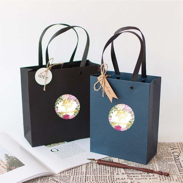 

500pcs/roll round thank you for your order sticker package seal labels decor 85wc