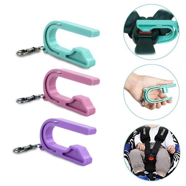 Cintos de segurança Acessórios 1 Pc Criança Bebê Bebê Assento Cinto Keychain Keychain Premium Fácil Escolar Ferramenta Profissional Desbloqueio