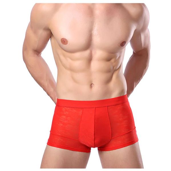 

underpants 2021 mens solid color underwear boxers men elastic waist male panties four seasons soft boxer shorts hombre ropa, Black;white