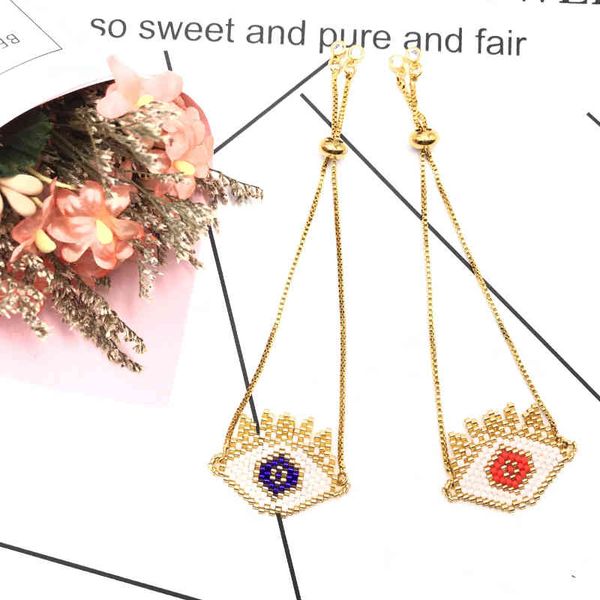 

fairywoo make a miyuki antique turkish eye gold s for women fashion statement bling bracelets, Golden;silver