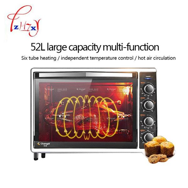 

electric ovens home use oven 52l large capacity 2000w professional multifunction cooking machine pizza bread crtf52w 1pc