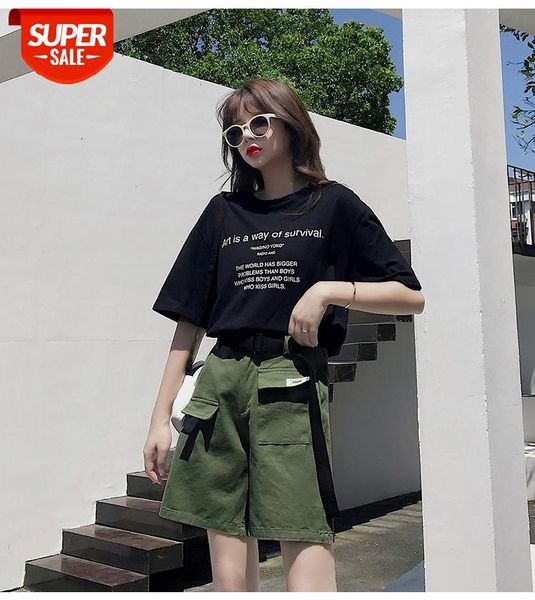 

2020 New Men Aan Women Pant Loose Shorts Casual Plus Size 3XL Korean Cotton Fashion Five Points Trousers Movement Beach Clothing #1I50, Black