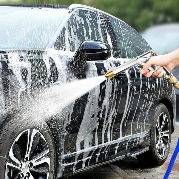 

cihigh pressure water gun household hose set car wash gardening watering nozzle sprayer sprinkler cleaning tool