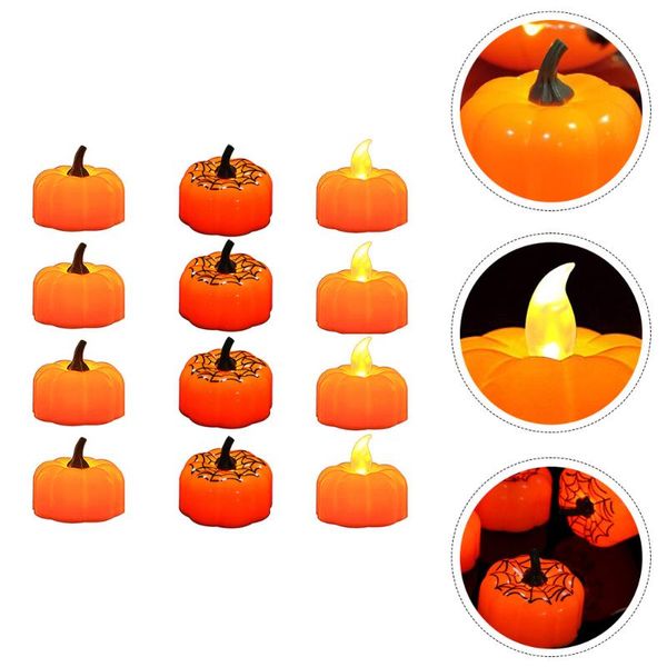 

candles 12pcs simulated candle lamp party decorative lamps pumpkin lights