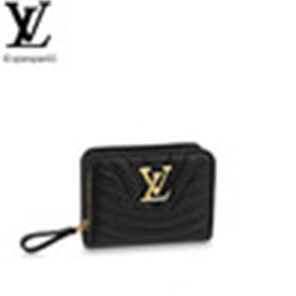 

compact luxury 78xr m63789 black wave zip wallet long chain s brand purse clutches evening key designer