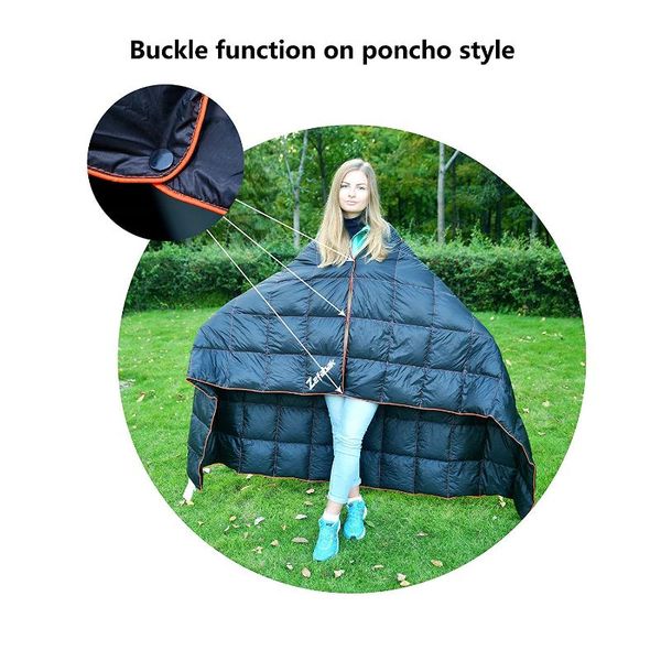 

90% down winter quilt 800fp cover outdoor camping down blanket 500g filler duvet water-resistant backpacking quilt