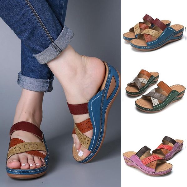 

sewing soft summer beach outdoor vacation casual sandals women shoes, Black