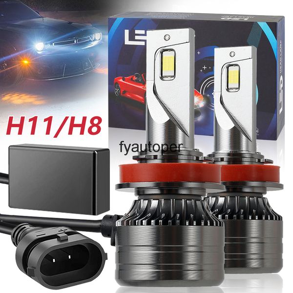 

h8 h11 led bulb headlight kit fog light car lamp headlights 12-24v 6000-6500k ip67