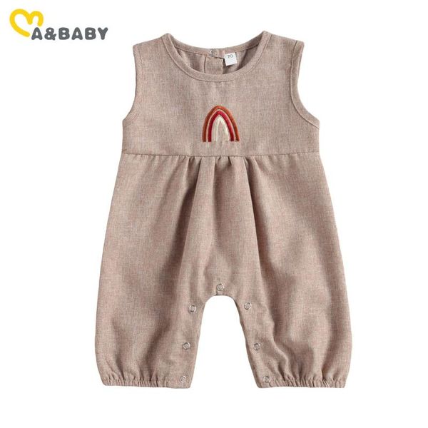 

jumpsuits ma&baby 0-24m summer vintage born infant baby girl boy rompers jumpsuit sleeveless playsuit costumes, Blue