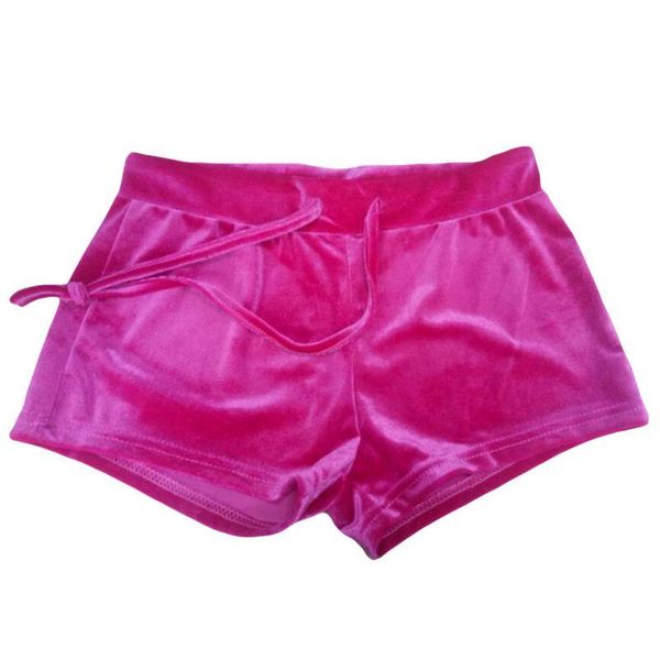 

women's shorts womens high waist glitter velvet skinny casual bottoms lace up drawstring solid color gym sport stretchy club booty, White;black