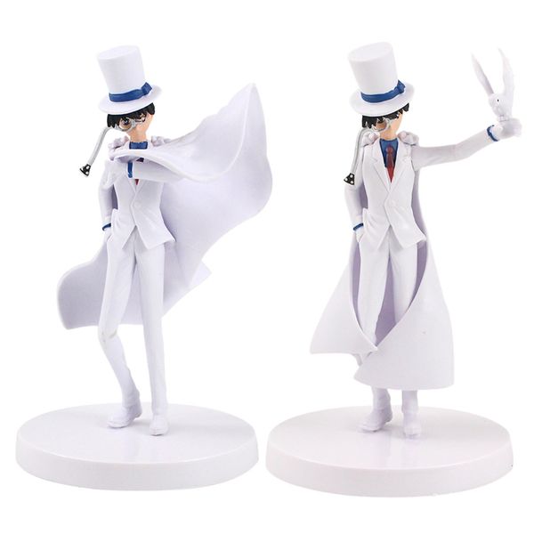 

15cm 2pcs/lot Detective Conan Kid the Phantom Thief Kuroba Kaito Cool Magician Anime Model Toys