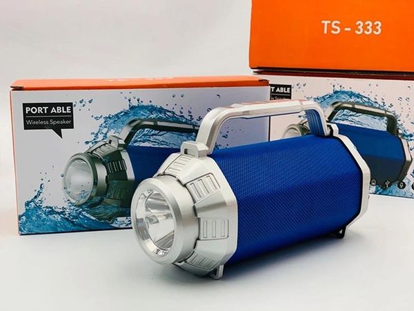 

ts-333 portable bluetooth wireless speaker support usb/tf card/fm radio with torch