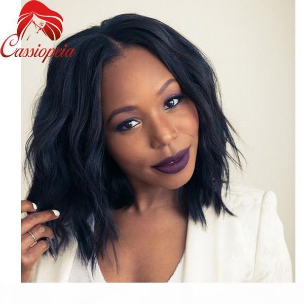 

unprocessed brazilian body wave bob full lace wigs with baby hair natural wave virgin hair lace front wigs for black women ing, Black;brown