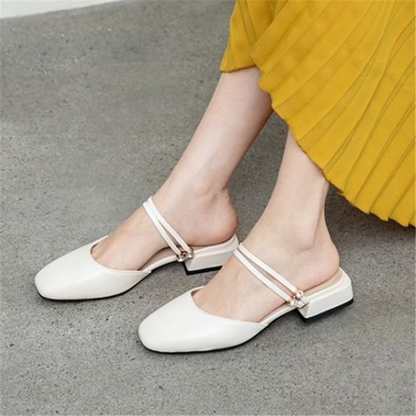 

slippers pxelena designer chic women sandals low heels outdoor casual comfort beach slides lady 2021 summer shoes green apricot, Black