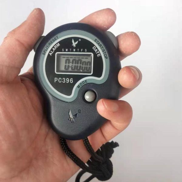 

outdoor gadgets portable handheld waterproof digital lcd satch chronograph sports professional timer counter with strap