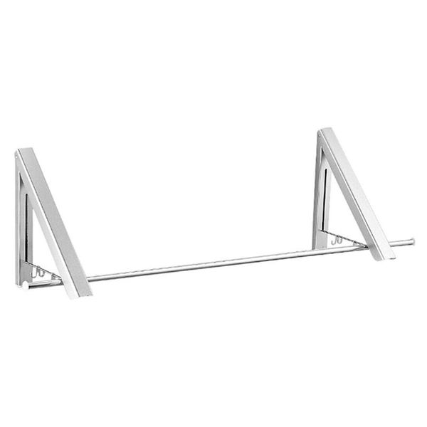 

folding clothes hanger foldable multifunction wall mounted clothes rail drying rack can csv