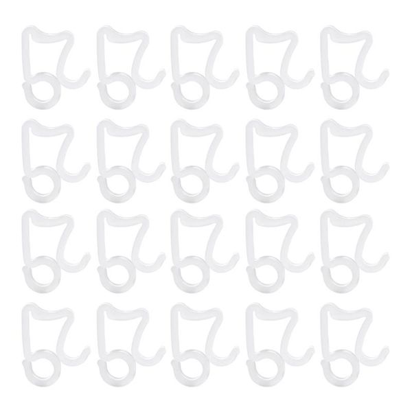 

lamp holders & bases 50pcs christmas light clips mini gutter hanging hooks plastic