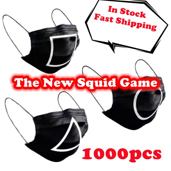 

1000pcs Breathable Face Mask The New Printed Adult Children Black Disposable