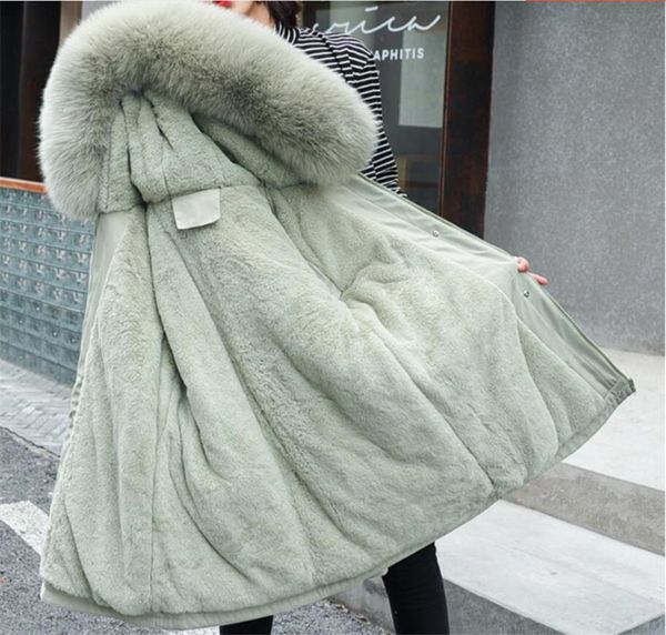

women's jackets ladies velvet liner thicken hooded parka women slim with big fur collar outerwear autumn winter jacket coat parkas fema, Black;brown