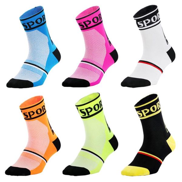 

sports socks knee-high bike men breathable comfortable basketball sweat deodorant high elastic running, Black
