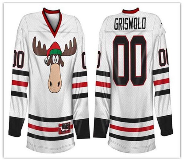 Noel Tatili Griswold Hokey Forması Nakışları Dikişli Herhangi Bir Sayı ve İsim Formalarını Özelleştir