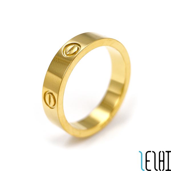 

charm classic couple wedding promise eternity love rings woman man stainless steel plating 18k gold ring for women men wed engagement jewelr, Silver