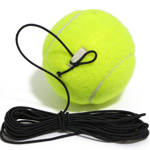 

professional tennis training ball with 4m elastic rope rebound practice ball with string portable tennis train balls