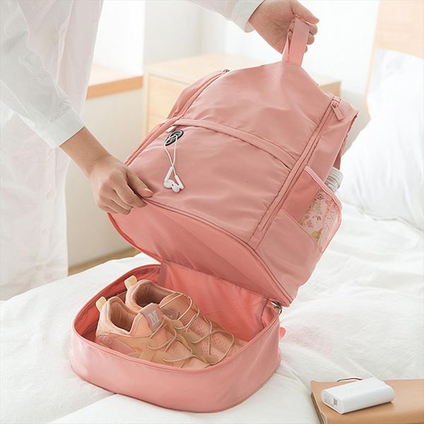 

multifunction fitness bag large capacity dry and wet separation sports shoulder back pack couple backpacks travel