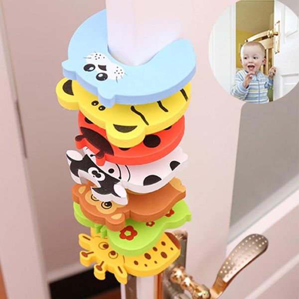 

carriers, slings & backpacks 3pcs/lot silicone doorways gates decorative door ser baby safety care cartoon animal kid children pr