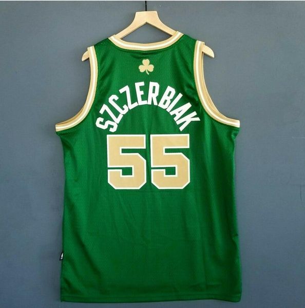 Raro Basquete Jersey Homens Jovens Mulheres Vintage Wally Szczerbiak St. Patrick's Day High School Tamanho S-5XL personalizado qualquer nome ou número