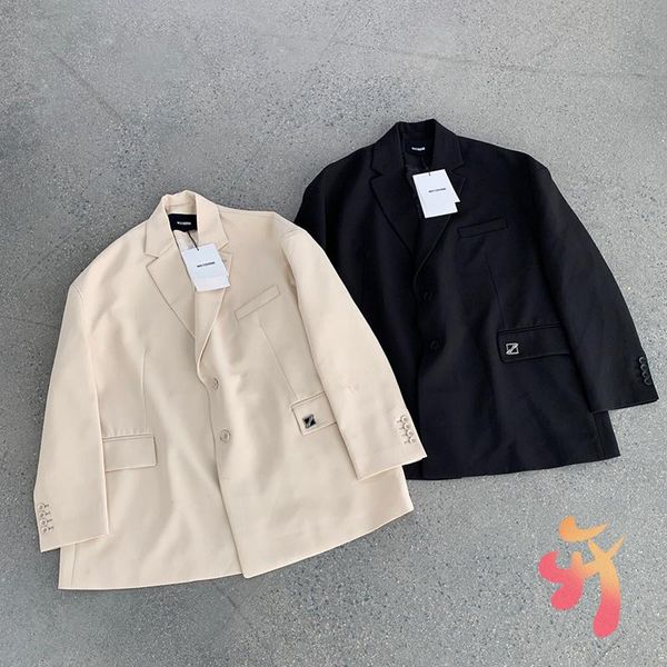 

men's suits & blazers wl11done women's jacket high street fashion casual suit male welldone oversize, White;black