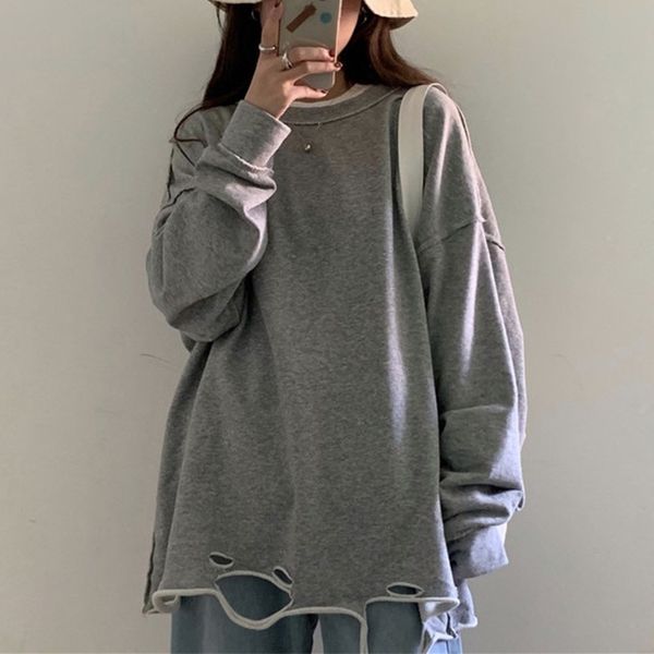 

new hong kong style chic loose bf base coat long sleeve coat, Black;white
